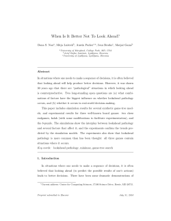 Pathology on game trees - UMD Department of Computer Science