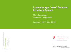 PRTR- Database Emissions Inventory Database