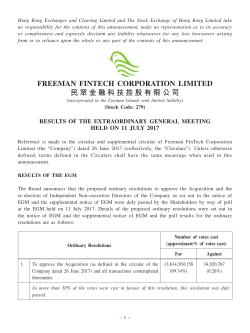 14422_E Freeman EGM Result Ann.indd