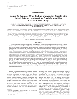 Issues To Consider When Setting Intervention Targets with Limited
