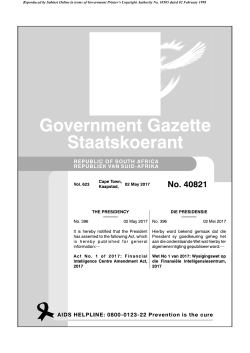 Government Gazette 40821 - Law Society of South Africa