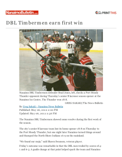 DBL Timbermen earn first win