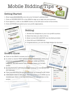 Bidding Owl - Auction and Fundraiser Management Software for