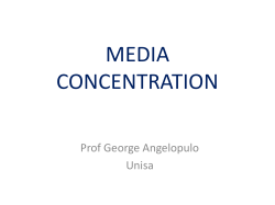 MEDIA CONCENTRATION