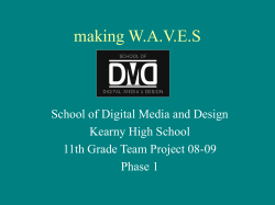 making W.A.V.E.S