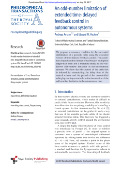 An odd-number limitation of extended time