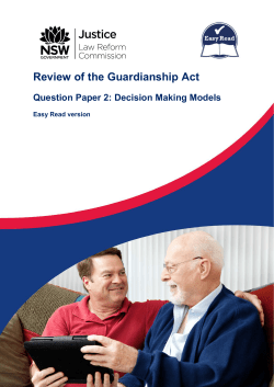 Question Paper 2: Decision Making Models - Easy Read