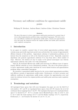 Necessary and sufficient conditions for approximate saddle points