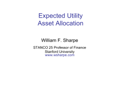 Expected Utility Asset Allocation
