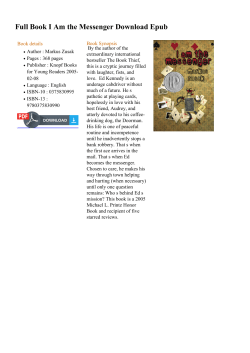 Full Book I Am the Messenger Epub