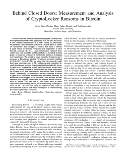 Behind Closed Doors: Measurement and Analysis of