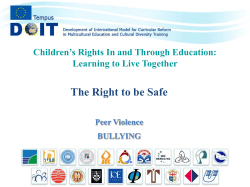 The Right to be