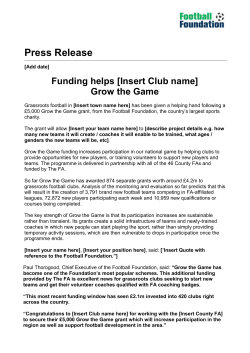 Grow the Game press release template [doc