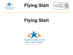 Flying Start Dechrau`n Deg