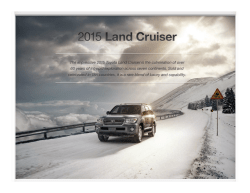 MY15 Land Cruiser eBrochure