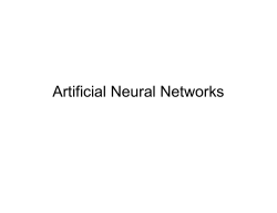 Artificial Neural Networks - College of Engineering | Oregon State