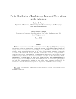 Partial Identification of Local Average Treatment Effects
