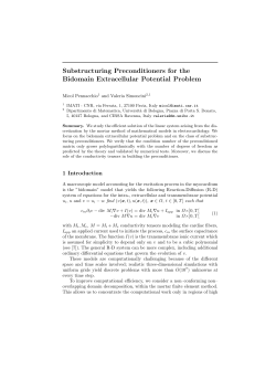 Substructuring Preconditioners for the Bidomain Extracellular