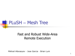 PLuSH-Mesh Tree