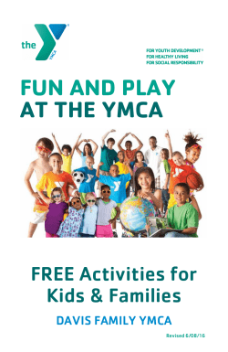FUN AND PLAY AT THE YMCA