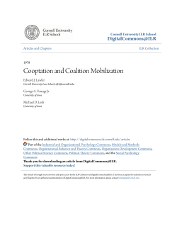 Cooptation and Coalition Mobilization