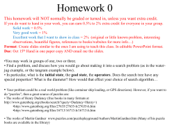 Homework 0