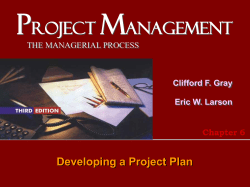 Project Management 3e.