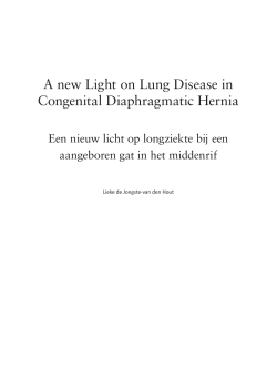 A new Light on Lung Disease in Congenital Diaphragmatic Hernia
