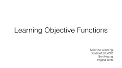 7-Learning Objective Functions