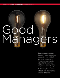 Good managers - Hogan Assessments