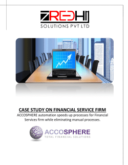 case study on financial service firm