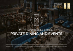 private dining and events