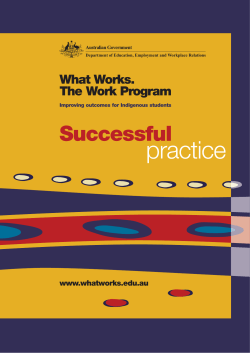 Successful Practice - What Works