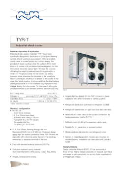 Industrial shock cooler