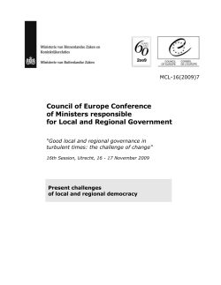 European Local Democracy Week