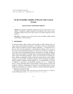 On the Probability Stability of Discrete-Time