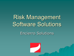 Bank Operations Risk Management Solutions