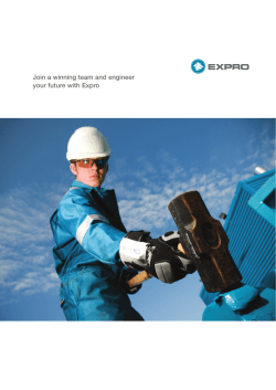 Join a winning team and engineer your future with Expro