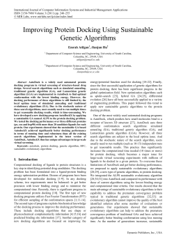 Improving Protein Docking Using Sustainable Genetic Algorithms