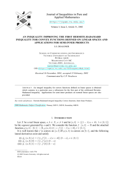 An Inequality Improving the First Hermite-Hadamard