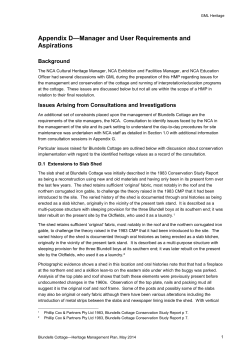 12. Blundells Cottage HMP - Appendix D