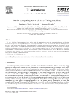 On the computing power of fuzzy Turing machines