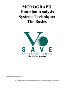 function analysis systems technique &ndash; the basics - Al