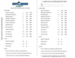 **HAND THIS COPY IN BEFORE GAME START TIME** **HAND