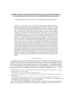 scaling limits of random graph models at criticality