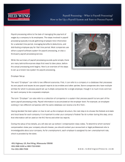 Payroll Processing &ndash; What is Payroll Processing? How to Set Up a