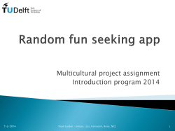 Random fun seeking app - repository.​tudelft.​nl