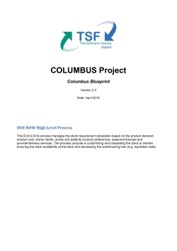 Stock Management High Level Process