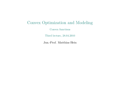 Convex Functions