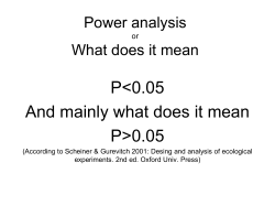 Power analysis aneb Co to vlastně znamen&aacute;
